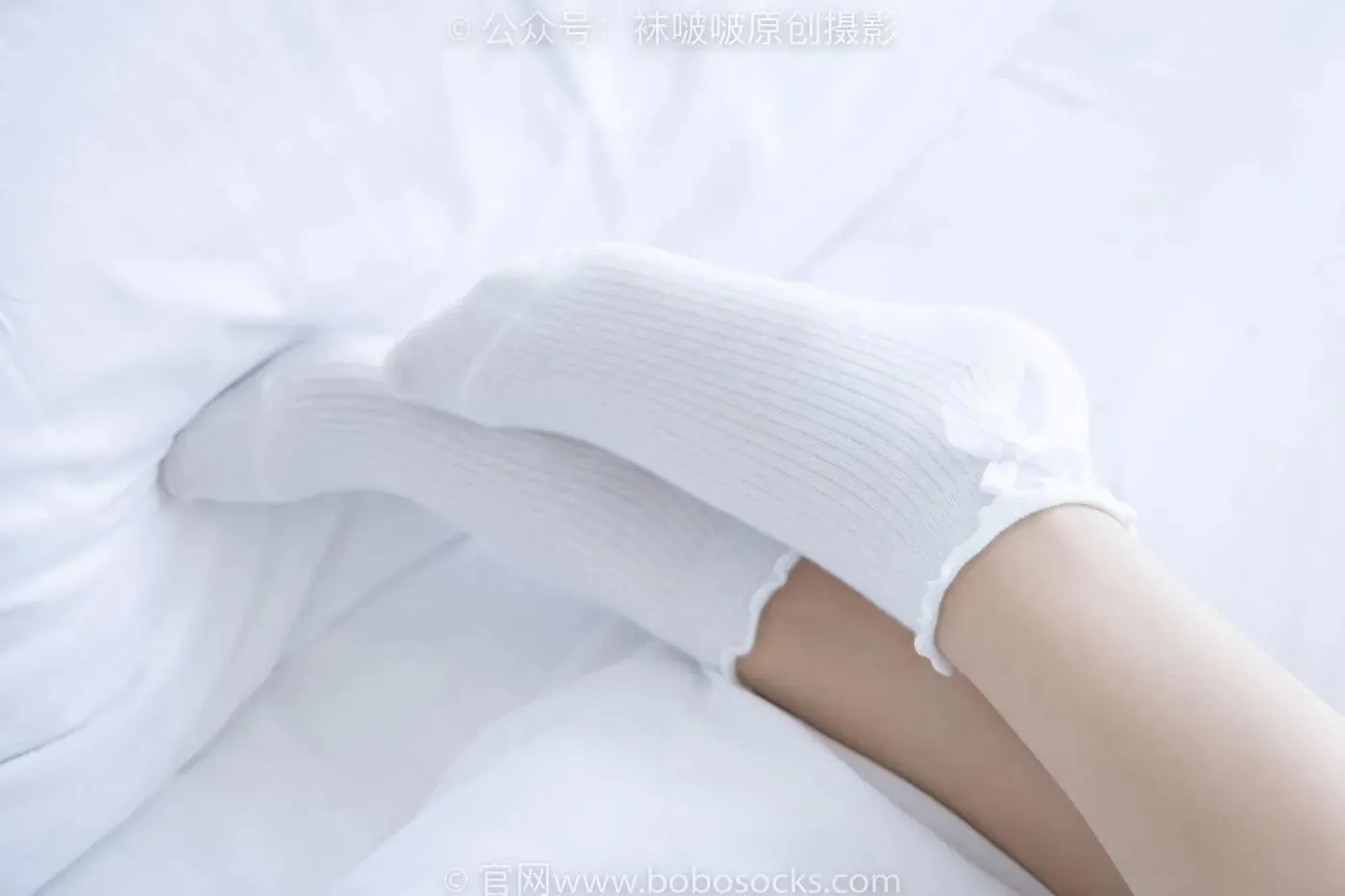 [BoBoSocks袜啵啵]NO.163 小甜豆-空军一号板鞋、白棉袜、肉丝 [135P]插图8